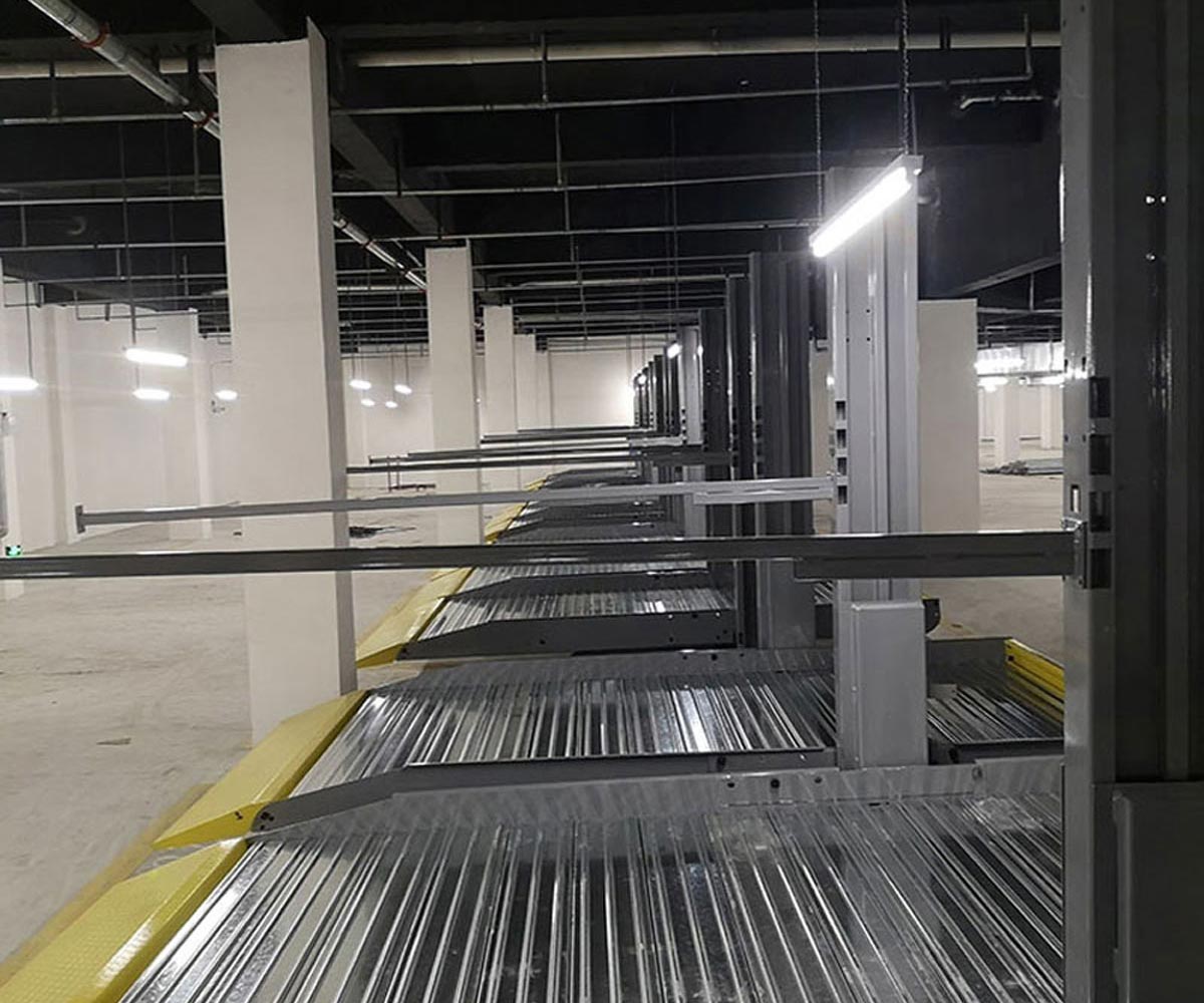 盐亭2层简易升降机械式停车设备回收