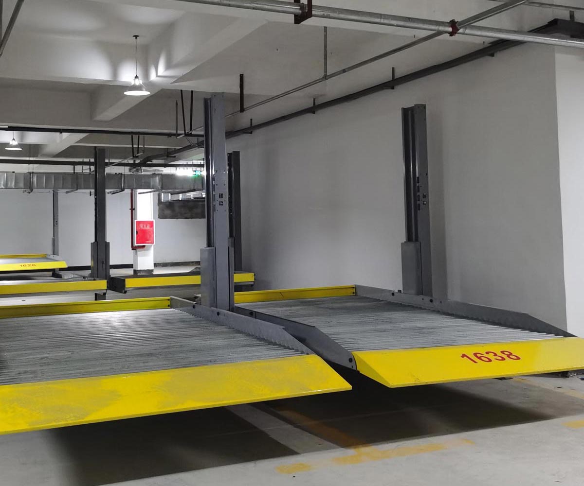 名山双柱简易式机械式立体停车设备租赁