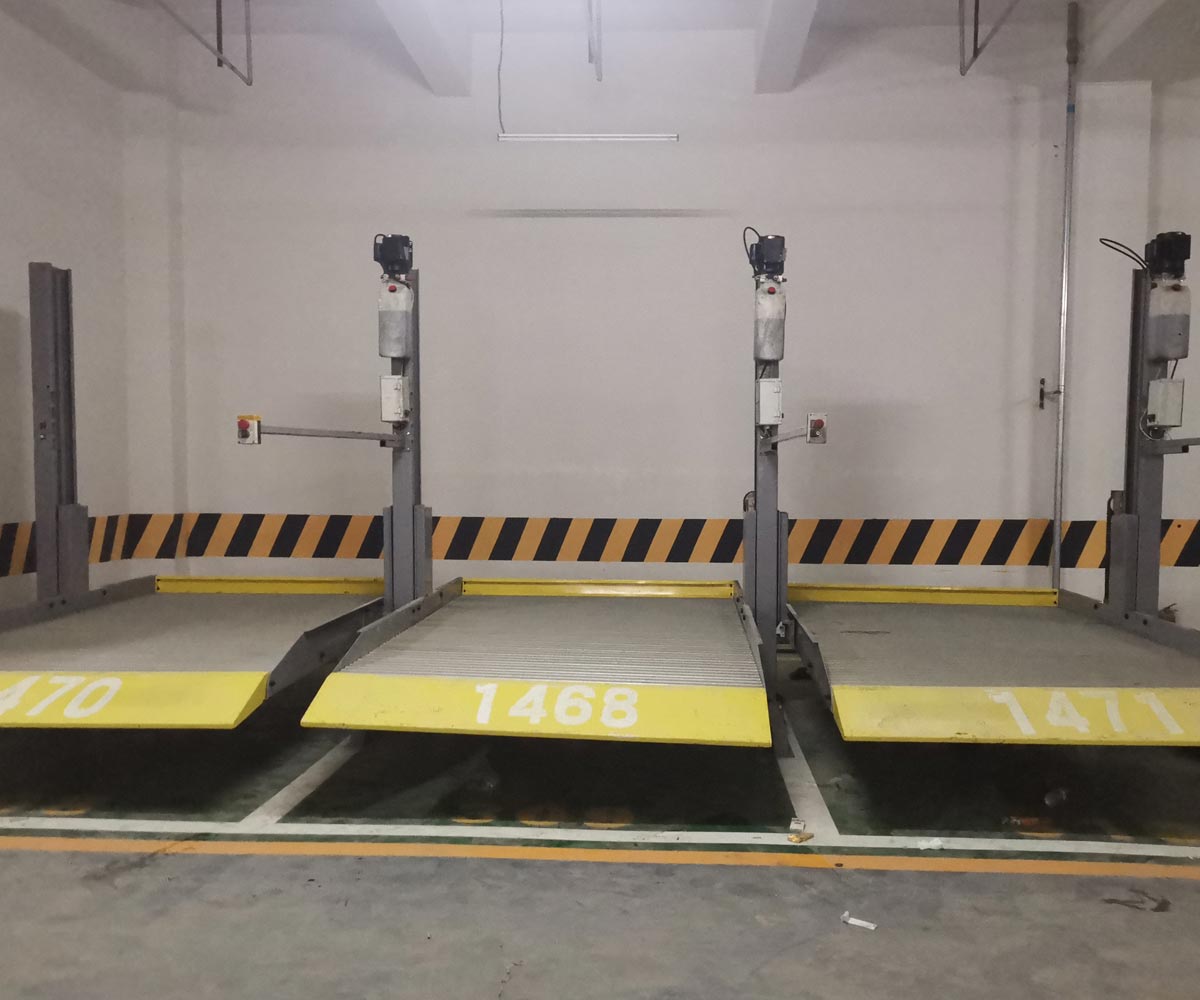 东西湖小区地下室简易式机械式立体停车设备