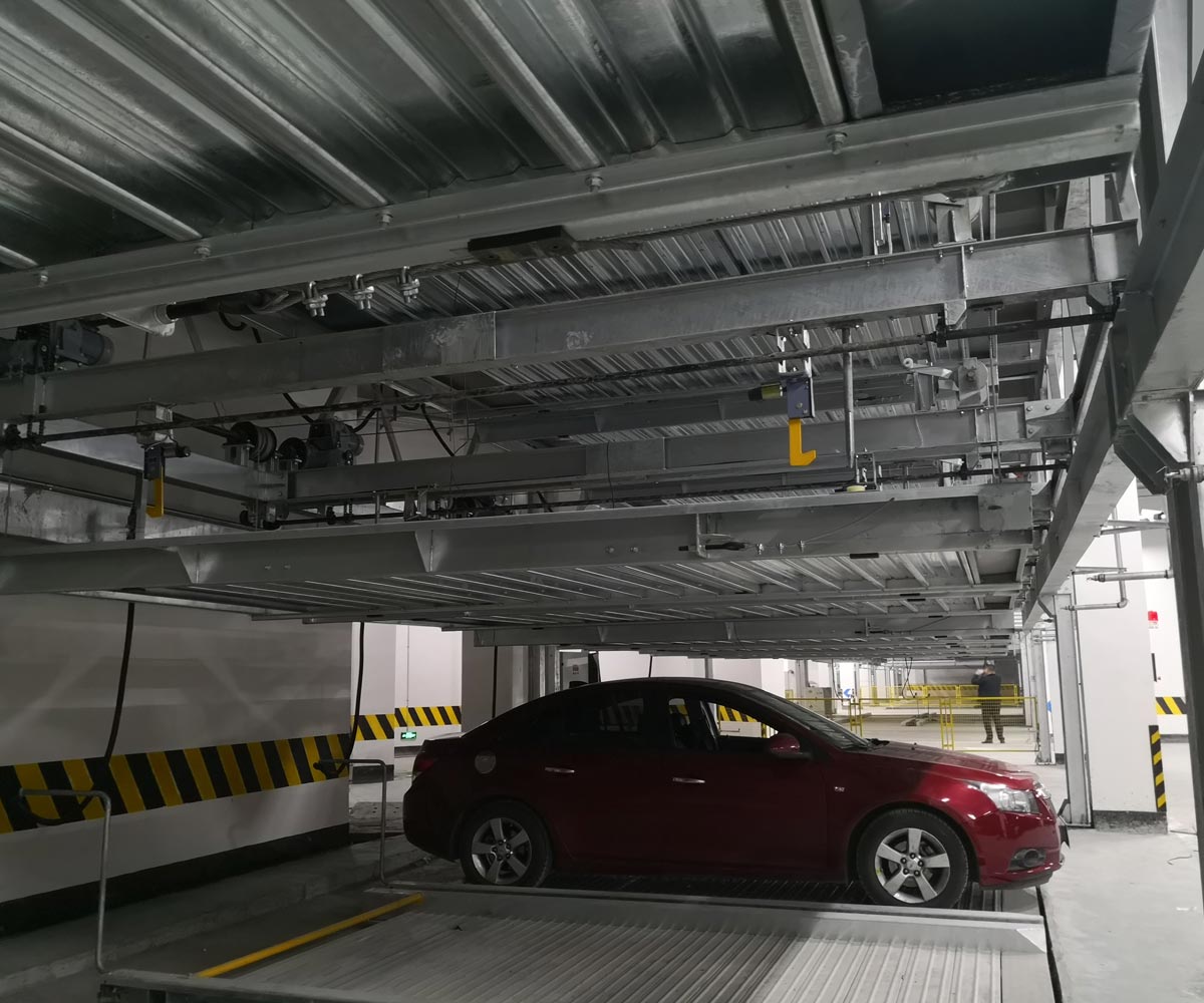 成县两层升降横移式机械停车场