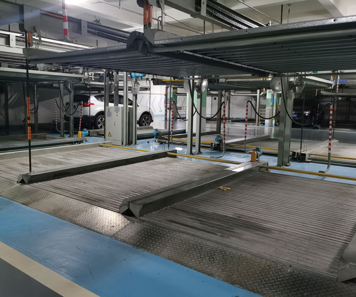 冕宁PSH5五层升降横移机械式停车设备