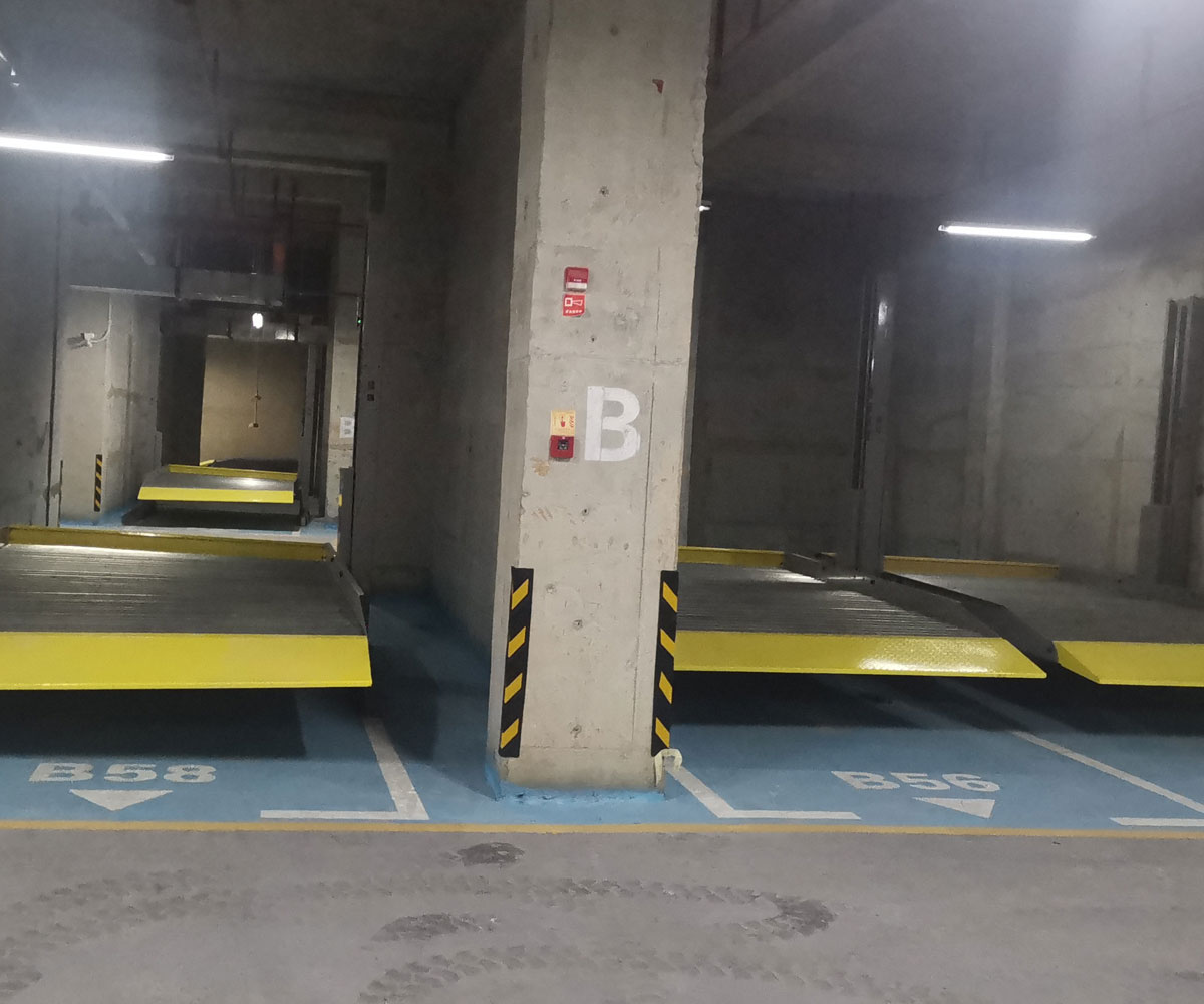 临桂PJS四柱两层立体停车设备技术参数
